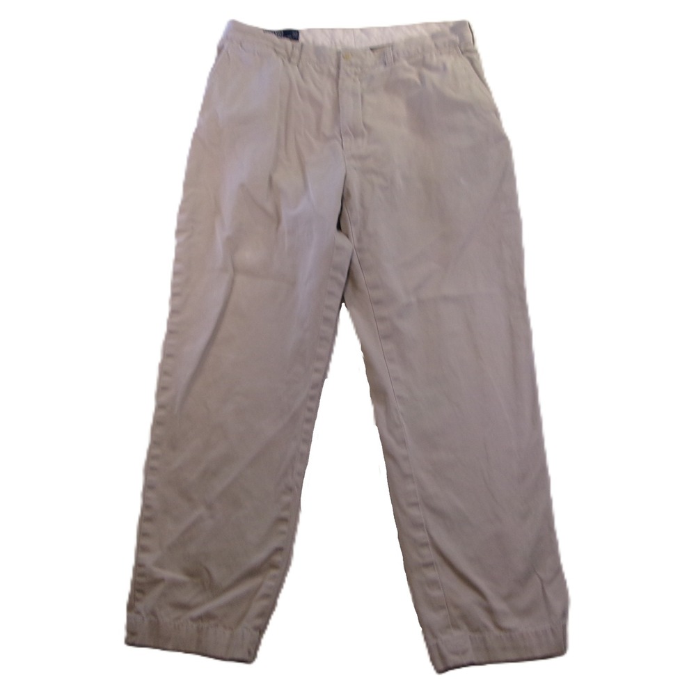 Polo Ralph Lauren Mens 38x32 Prospect Pant Tan Khaki Cotton Chino Trousers